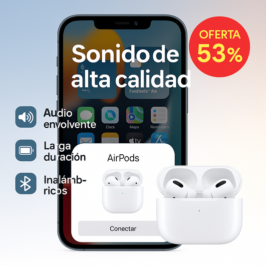 AirPods Bluetooth 3ra Generación + Obsequio Sorpresa