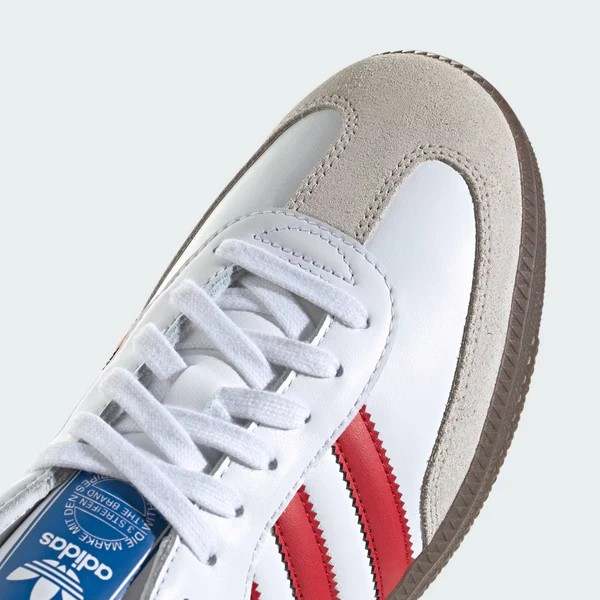 ADIDAS SAMBA BLANCO - ROJO